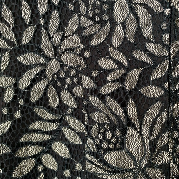 KEEPSAKE Engage Navy Blue Lace Long Sleeve Dress S - Picture 14 of 14